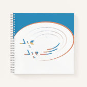 Eid, Spiralen van vreugde (ingelijst) Notitieboek (Voorkant)