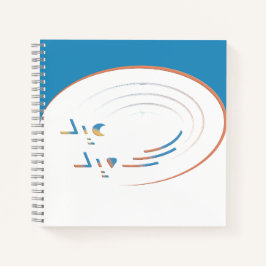 Eid, Spiralen van vreugde (ingelijst) Notitieboek