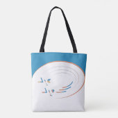 Eid, Spiralen van vreugde (ingelijst) Tote Bag (Achterkant)