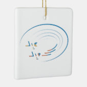 Eid, Spiralen van vreugde Keramisch Ornament (Rechts)