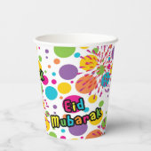 Eid Splash Paper Cup Papieren Bekers (Achterkant)