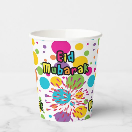Eid Splash Paper Cup Papieren Bekers (Links)