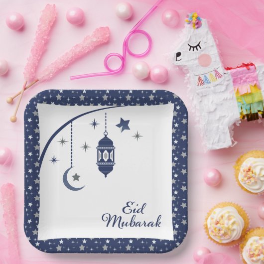 Eid Square-Bord Papieren Bordje (Feest)