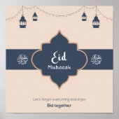 Eid-thema Sociale kaart Poster (Voorkant)