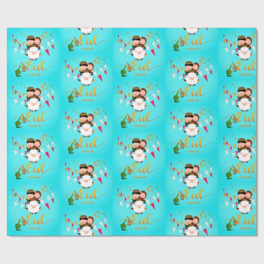 Eid ul adha inpakpapier, glanzend inpakpapier (Vlak)