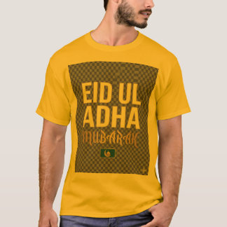 Eid ul Adha Mubarak Modern Islamitisch Minimaal De T-shirt
