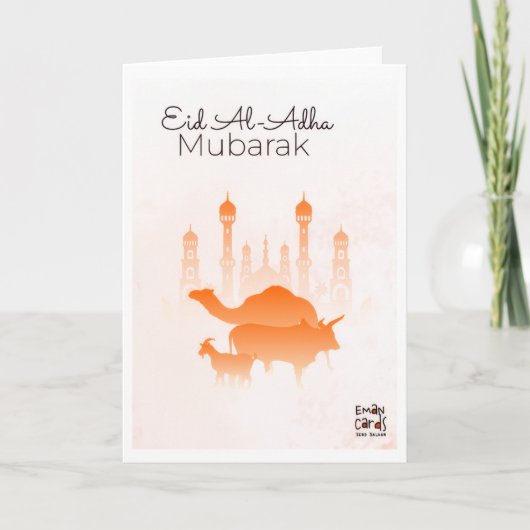 Eid ul Adha mubarak - Simple  Kaart (Voorkant)