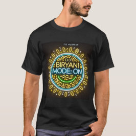 Eid Ul Fitr Biryani Mode ON Neon Style Tshirt