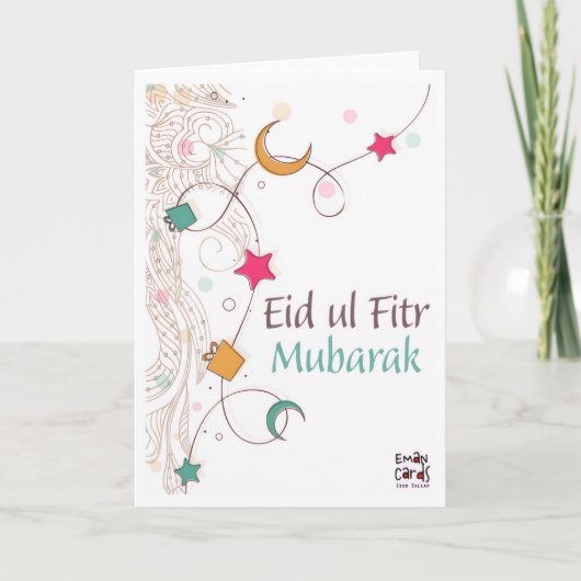 Eid ul Fitr Mubarak - Elegant Kaart (Voorkant)