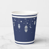 Eid-viering Papieren Bekers (Achterkant)