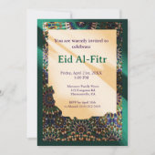 Eid Viering Sierlijke Emerald Eid Party Eid Kaart (Voorkant)