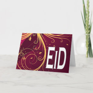 Eid wenskaart feestdagen kaart