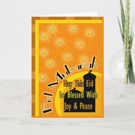 EID-Wenskaarten Feestdagen Kaart (Voorkant)