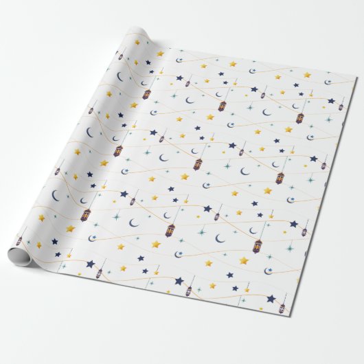 Eid wrapping paper cadeaupapier (Uitgerold)