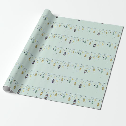 Eid wrapping paper cadeaupapier (Uitgerold)