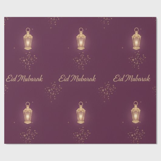 Eid Wrapping Paper Roll Cadeaupapier (Vlak)