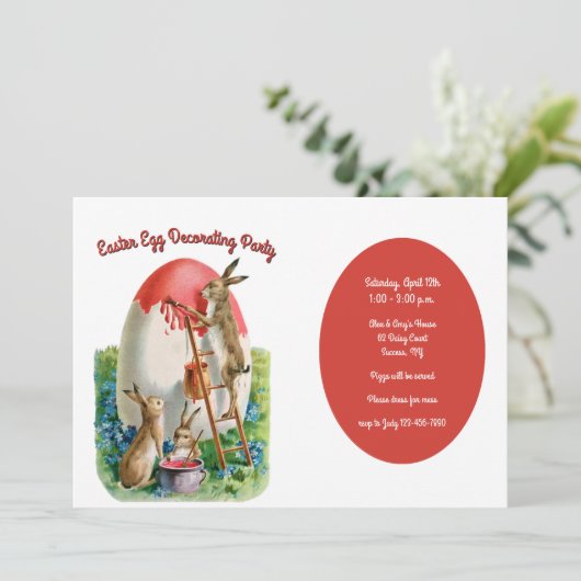 Eidekleurpartij Kaart (Staand voorkant)