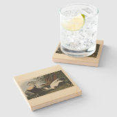 Eider Duck, Common Eider, Audubon Birds of America Stenen Onderzetter (Zijkant)