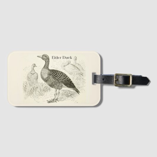 Eidereend Bagage Label (Voorkant (horizontaal))