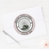 Eidoosje Boerderij Homestead Label Sticker (Envelop)
