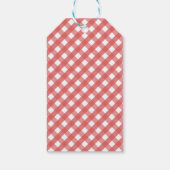 EIEIO Boerderij Birthday Party Dank u voor labels Cadeaulabel (Achterkant)