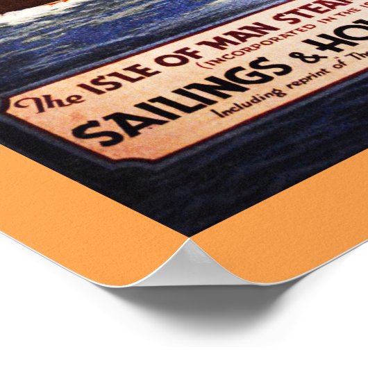 Eiel van Man vintage poster (Hoek)