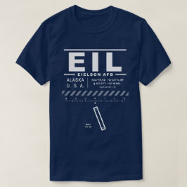 Eielson AFB Luchtmachtbasis EIL T-shirt