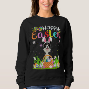 Eienjacht Bunny Border Collie Dog Happy Paast 1 Trui
