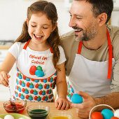 Eienkleurige rooster schort