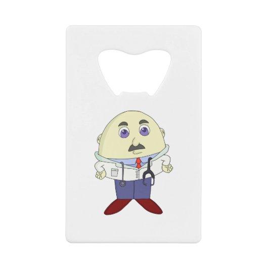Eienkop Doctor Creditkaart Flessenopener (Voorkant)