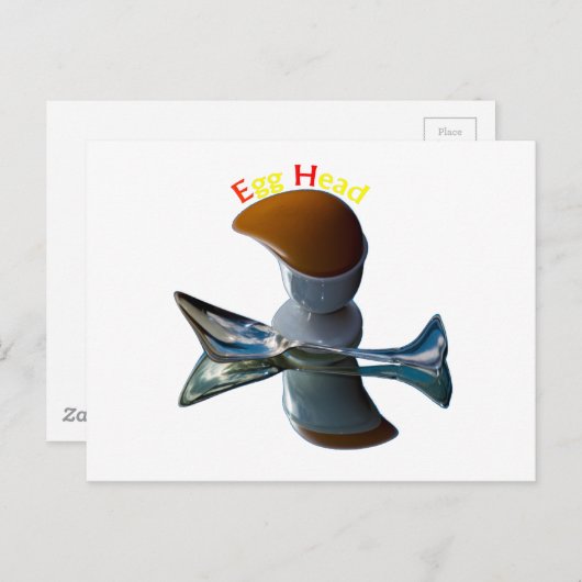 Eienkop Quirky Design Briefkaart (Voorkant / Achterkant)