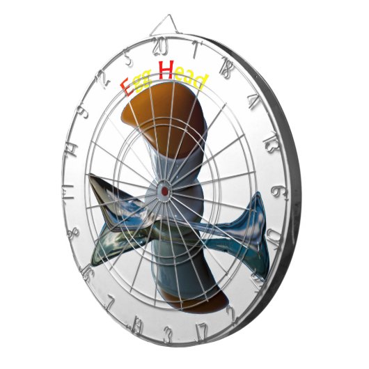 Eienkop Quirky Design Dartbord (Voorkant Rechts)