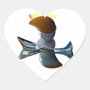 Eienkop Quirky Design Hart Sticker