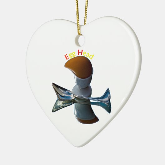 Eienkop Quirky Design Keramisch Ornament (Links)