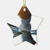 Eienkop Quirky Design Keramisch Ornament (Links)