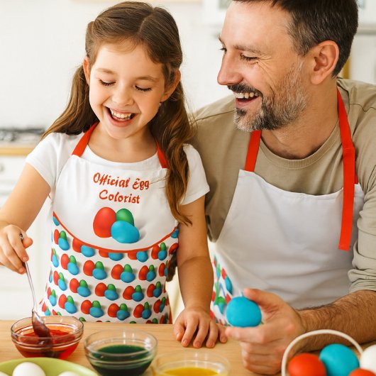 Eier Kleurder Schattig Pasen  Schort