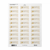 EIER-LEUKE BBQ BABY VERJAARDAG ETIKET (Full Sheet)