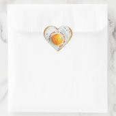 EIER-LEUKE BBQ BABY VERJAARDAG HART STICKER (Tas)