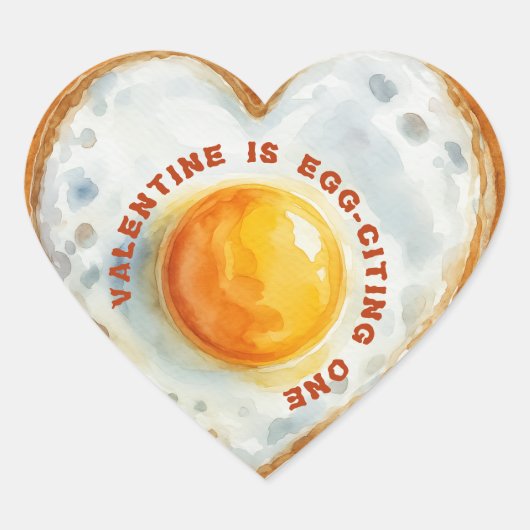 EIER-LEUKE BBQ BABY VERJAARDAG HART STICKER (Voorkant)