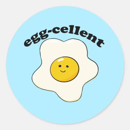 Eierafstotende Eggy Sticker (Voorkant)
