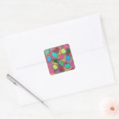 Eieragnostisch Vierkante Sticker (Envelop)