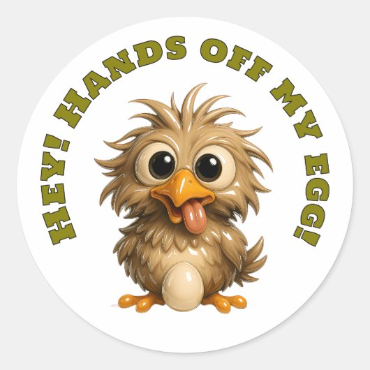 Eierbeschermer Sticker (Voorkant)