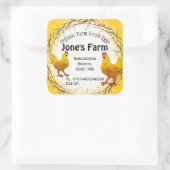 Eierbox met vrije uitloop Etiket boerderij (Tas)