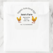 Eierbox met vrije uitloop Etiket boerderij (Tas)