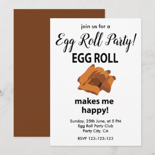 Eierbroodje maakt me blij eierbroodje partij kaart