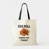 Eierbroodje maakt me blij eierbroodje tote bag (Achterkant)