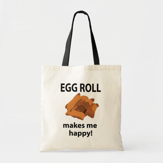 Eierbroodje maakt me blij eierbroodje tote bag (Voorkant)