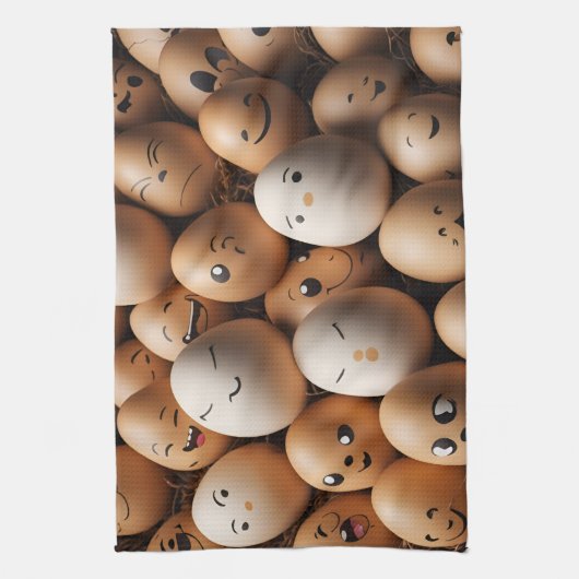 Eiercapuchon - keukenhanddoek (Verticaal)