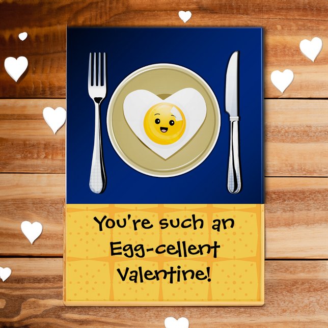 Eiercellent Kawaii Valentijn Visitekaartjes (cute egg cartoon valentine cards for kids)