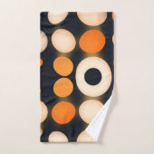 Eiercirkels Sinaasappel Abstract patroon Bad Handdoek (Handdoek)